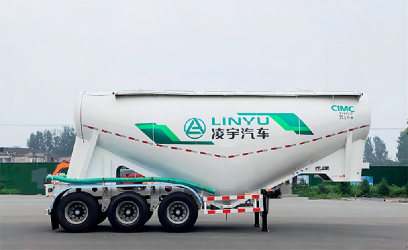 中集凌宇升級版干拌砂漿運輸半掛車所帶來的優勢! 中集凌宇升級版干拌砂漿運輸半掛車所帶來的優勢!